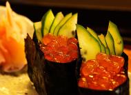 Asisbiz Food Japanese cuisine Ikura sushi prepared by Balesin Island Master Chief Edwin B. Ogarte