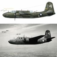 Asisbiz 41 3357 A 20B Havoc 12AF 47BG84BS White 14 Dirty Gertie at Youks les Bains Algeria Feb 1943 0B