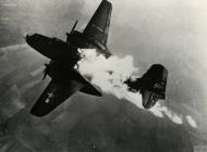 Asisbiz 43 10129 A 20J Havoc 9AF 416BG671BS 5CI hit by flak after the DZ Low Level over Beauvoir France May 1944 2KIA FRE11308