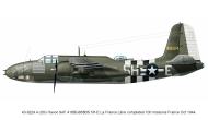 Asisbiz 43 9224 A 20G Havoc 9AF 416BG668BS 5HE La France Libre completed 100 missions France Oct 1944 0A