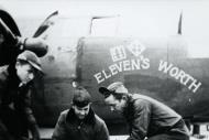 Asisbiz Douglas A 20 Havoc 9AF Eleven's Worth nose art right side with crew FRE11313