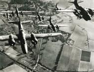 Asisbiz Douglas A 20G Havocs 9AF 416BG671BS 5C fly over the keep of Hedingham Castle on another raid FRE11088