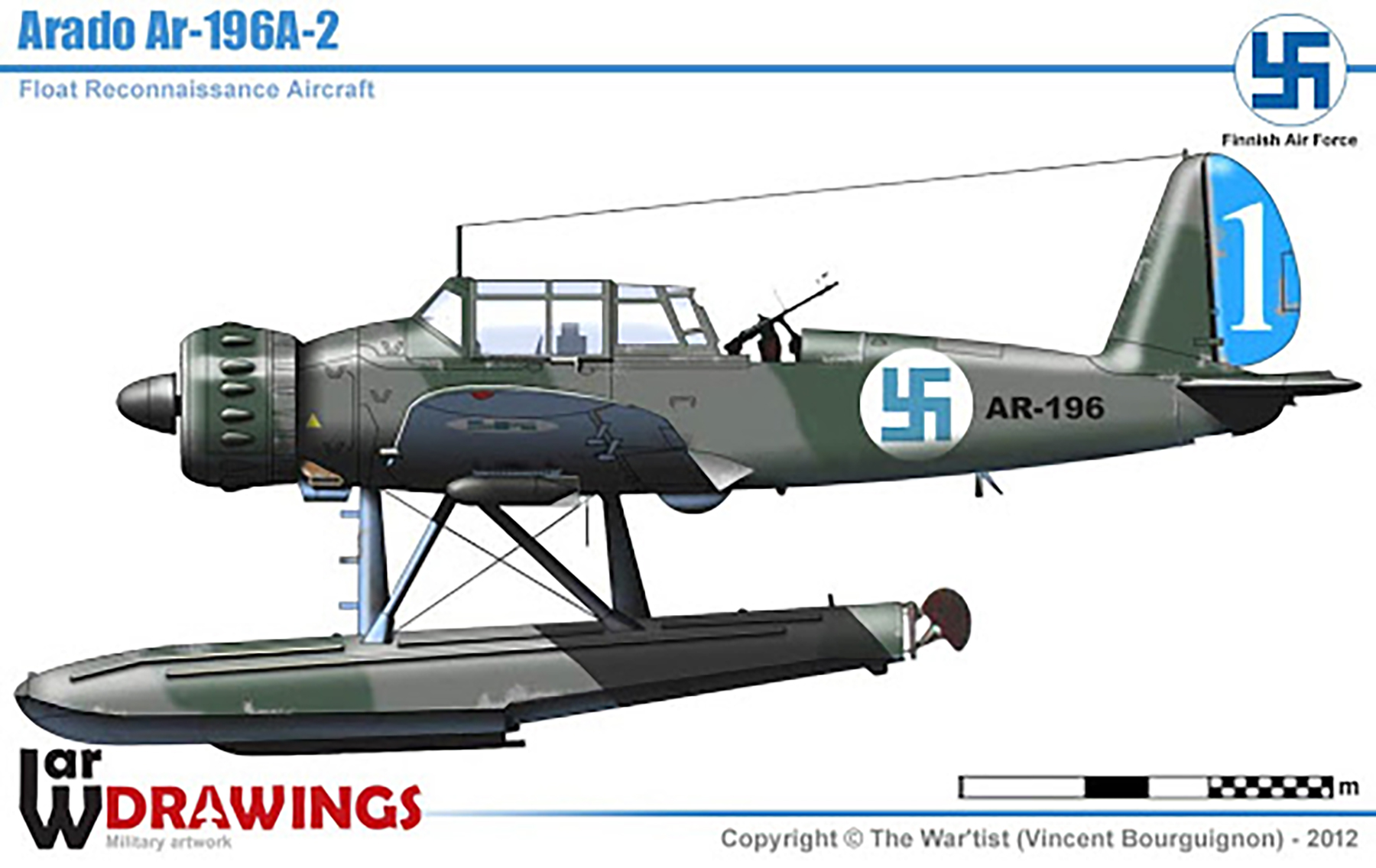 Asisbiz Arado Ar 196a2 Faf Ar 196 Used By Finish Forces Finland 0a