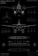 Asisbiz Aircraft blue print of Arado Ar 196A3 in 1.72 scale by Michal Bradac 0C