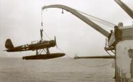 Asisbiz Arado Ar 196A being retrieved by the crew of the Scharnhorst 01