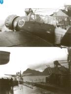 Asisbiz Arado Ar 196A with the 100 catapult emblem celebrating 100 launches from the Tirpitz 1943 LSp32
