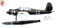 Asisbiz Arado Ar 196A2 1.BoFlGr196 T3+NH Scharnhost Brest 1941 0C