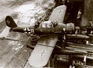 Asisbiz Arado Ar 196A3 3.BoFlGr196 T3+BL getting ready for catapult launch KMS Tirpiz 1943 01
