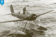 Asisbiz Arado Ar 196A5 3.BoFlGr196 T3+BL shortly after landing KMS Prinz Eugen 1944 01