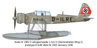 Asisbiz Arado Ar 196V3 Prototype D ILRE WNr 2591 Germany 1939 0A