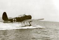 Asisbiz Arado Ar 196A3 SAGr128 6W+YN taking off from the sea base near Brest France 1943 SS1008 P22