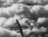 Asisbiz Boeing B-17 Fortresses 15AF 2BG96BS flying with B 24 451BG724BS 21 over Austria 13th Feb 1945 01