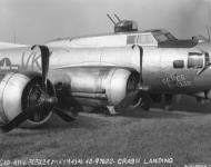 Asisbiz 42 97622 B-17G Fortress 8AF 303BG360BS VKK Paper Dollie belly landed Hants 24th May 1944 NA2084