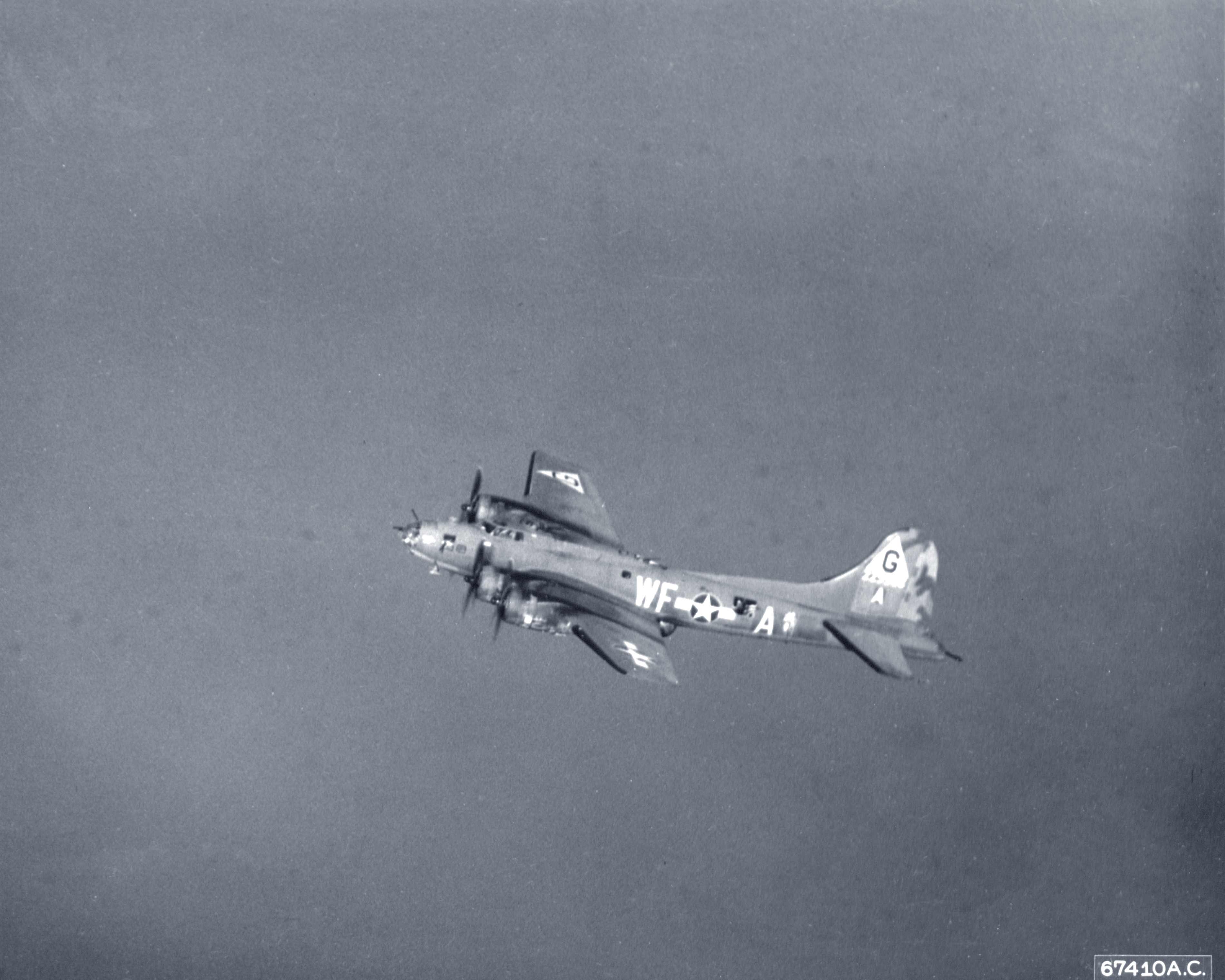 42-29988 B-17F Fortress 8AF 305BG3644BS WFA Lucifer Jr enroute to Gdynia Poland 10th Oct 1943 NA865