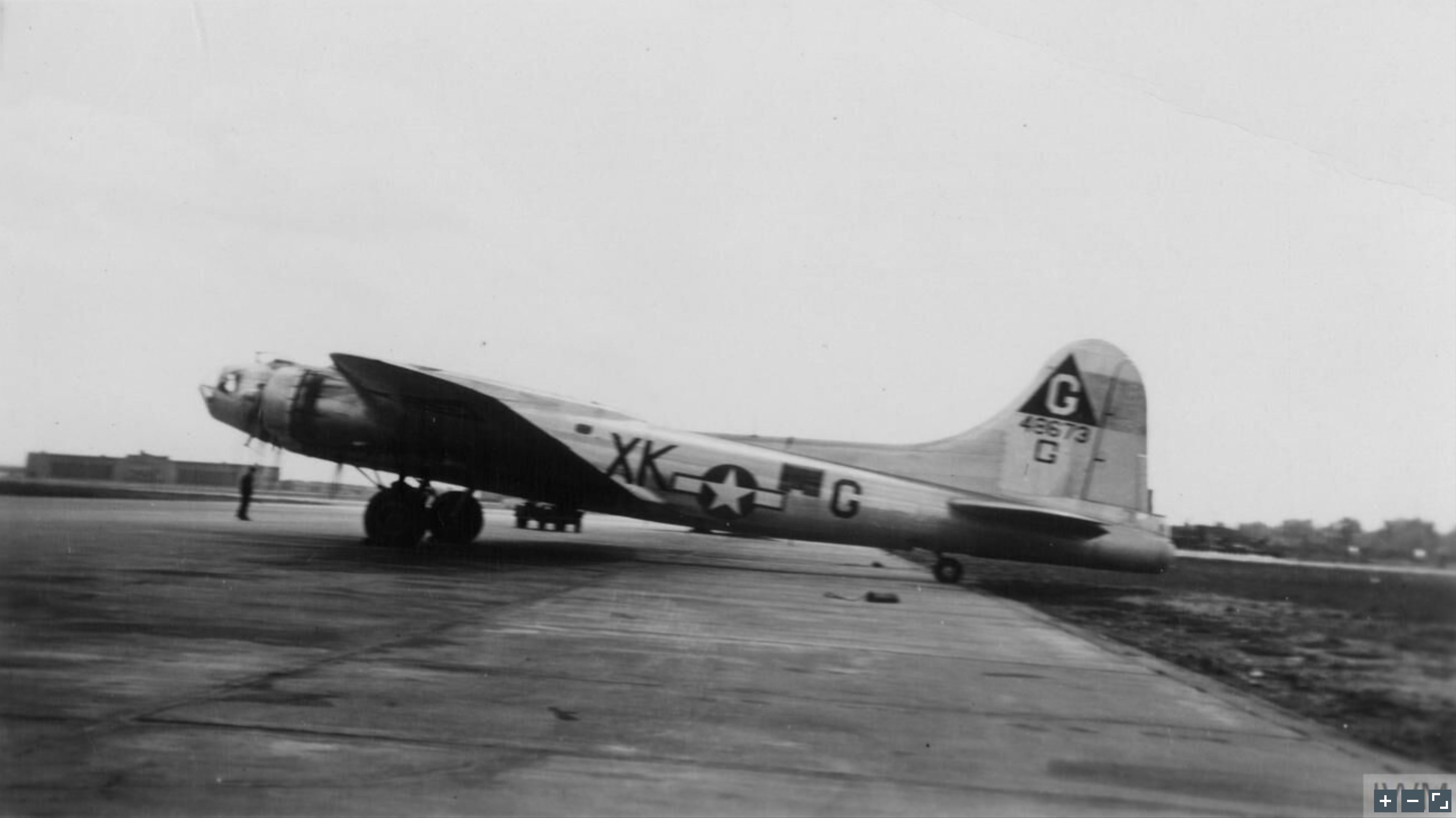 44-8673 B-17G Fortress 8AF 305BG365BS XKG with removed chin gun FRE9506