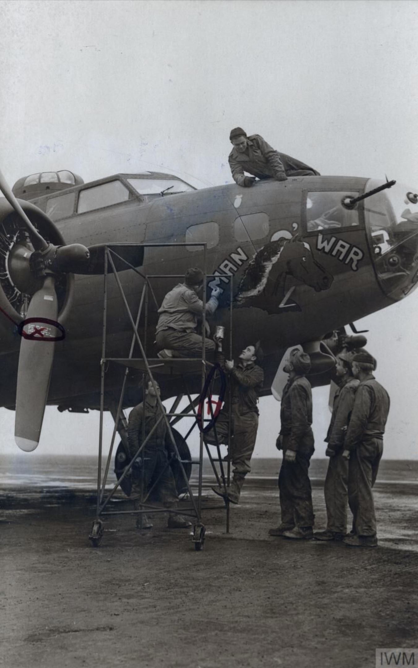41-24486 B-17F Fortress 8AF 306BG367BS GY Man O' War 6th Nov 1942 FRE13529