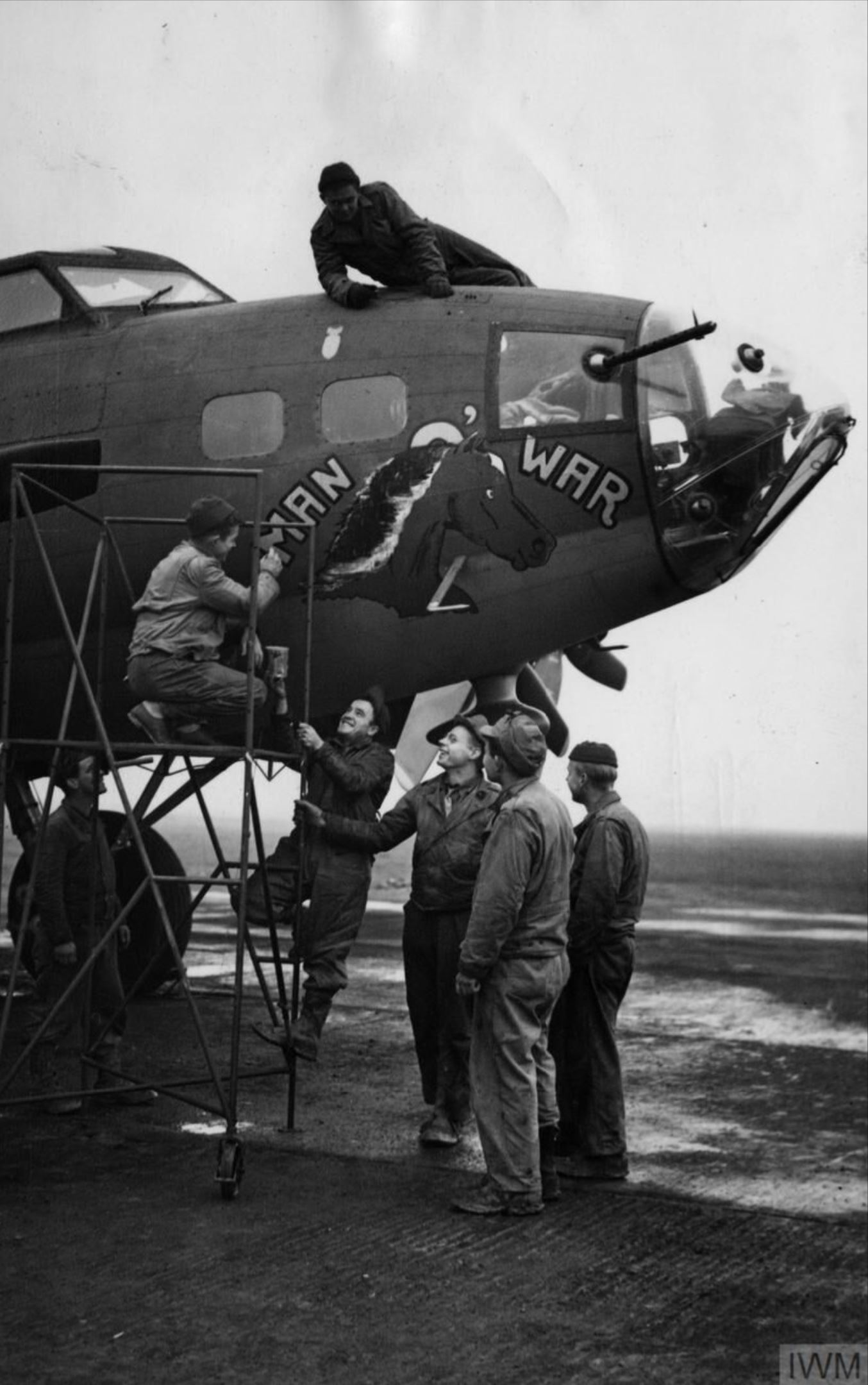 41-24486 B-17F Fortress 8AF 306BG367BS GY Man O' War 6th Nov 1942 FRE13534