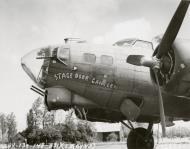 Asisbiz 42 31990 B 17G Fortress 8AF 381BG535BS MSR Stage Door Canteen nose art at Ridgewell 1st May 1945 NA419