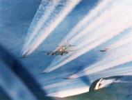 Asisbiz 42 3411 B-17F Fortresses 8AF 381BG532BS VEI JoMo enroute to Frankfurt Germany 24th Mar 1944