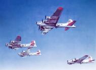 Asisbiz 42 97059 B 17G Fortresses 8AF 381BG533BS VPS Marsha Sue in formation with VPV and VPP 06