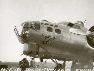 Asisbiz 42 97238 B 17G Fortress 8AF 381BG534BS GDI Our Captain nose art at Ridgewell 30th May 1944 NA457