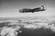 Asisbiz 42 97330 B 17G Fortress 8AF 381BG535BS MSS Chug a Lub during a mission over Europe 1944 01