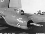 Asisbiz Boeing B 17G Fortress 8AF 381BG Rat Poison tail art at Ridgewell 8th Aug 1943 NA391