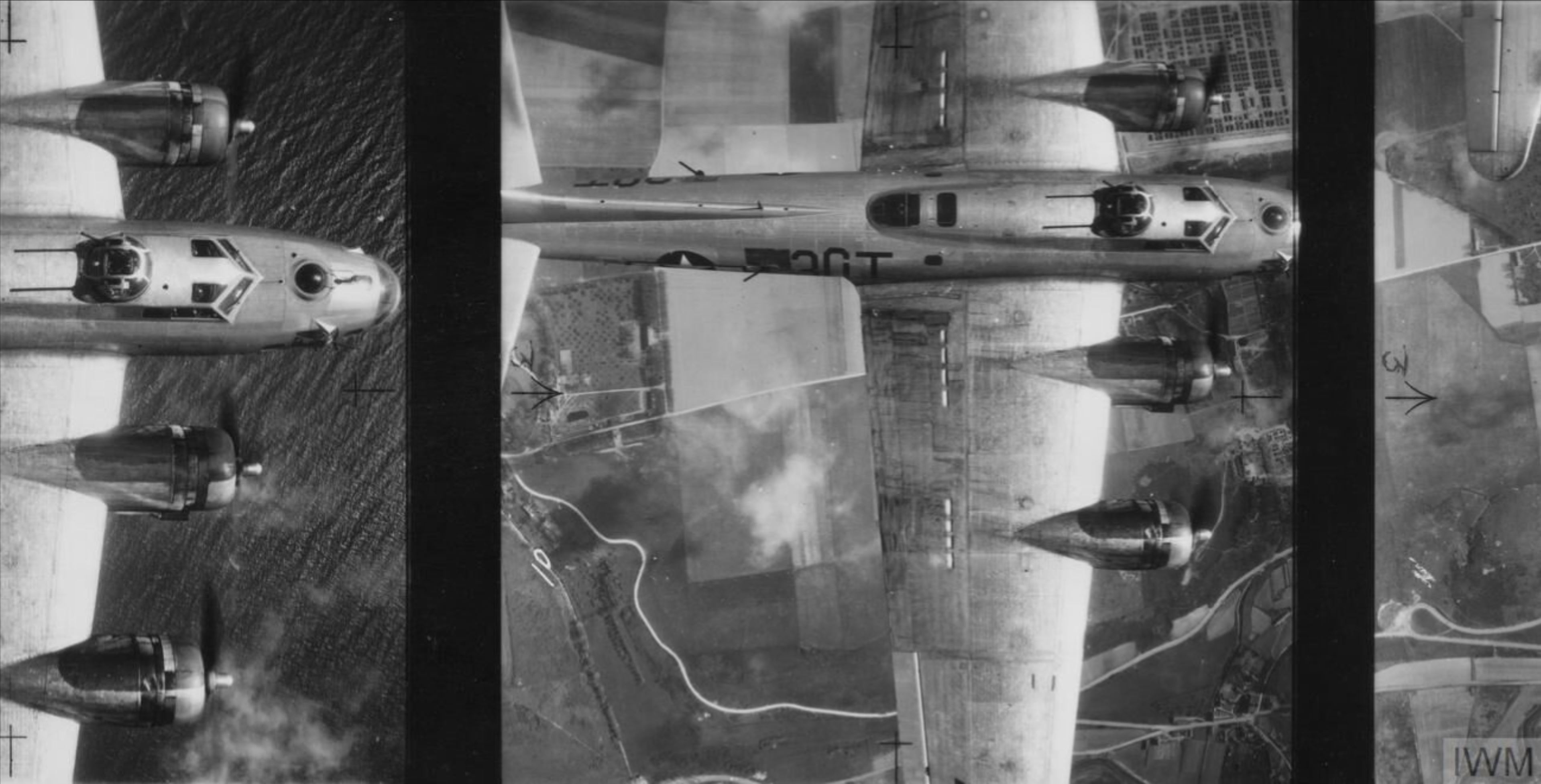 43-38708 B-17G Fortress 8AF 398BG601BS 3OT in flight FRE1699