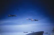 Asisbiz Boeing B 17G Fortress 8AF 398BG fly in formation during a mission FRE6520