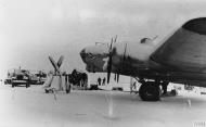 Asisbiz Boeing B 17G Fortress 8AF 398BG603BS N7 covered in snow FRE8058