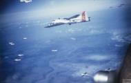 Asisbiz Boeing B 17G Fortress 8AF 398BG603BS N7A fly in formation during a mission FRE6503