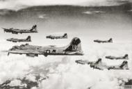Asisbiz Boeing B 17G Fortresses 8AF 457BG in formation 1945 FRE1892