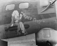 Asisbiz 42 3492 B 17G Fortress 8AF 482BG812BS MIH Paper Doll nose art right side at Alconbury FRE8485