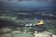 Asisbiz 44 6616 B 17G Fortress 8AF 486BG835BS H8A Short Arm returning to its base at Lavenham FRE6765