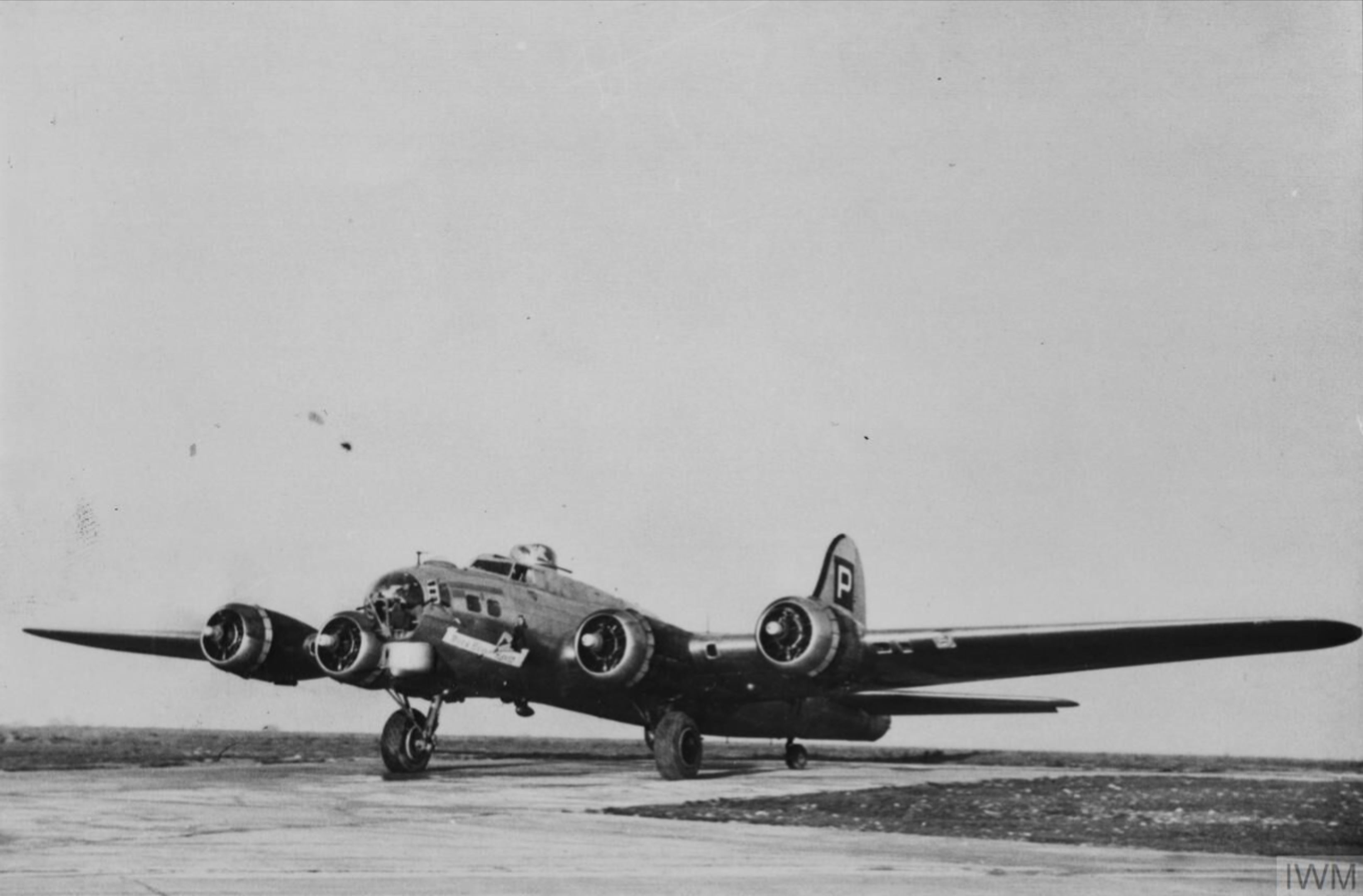 43-37901 B-17G Fortress 8AF 487BG837BS 4FB Miss Bea Havin at Lavenham 1944 FRE8532