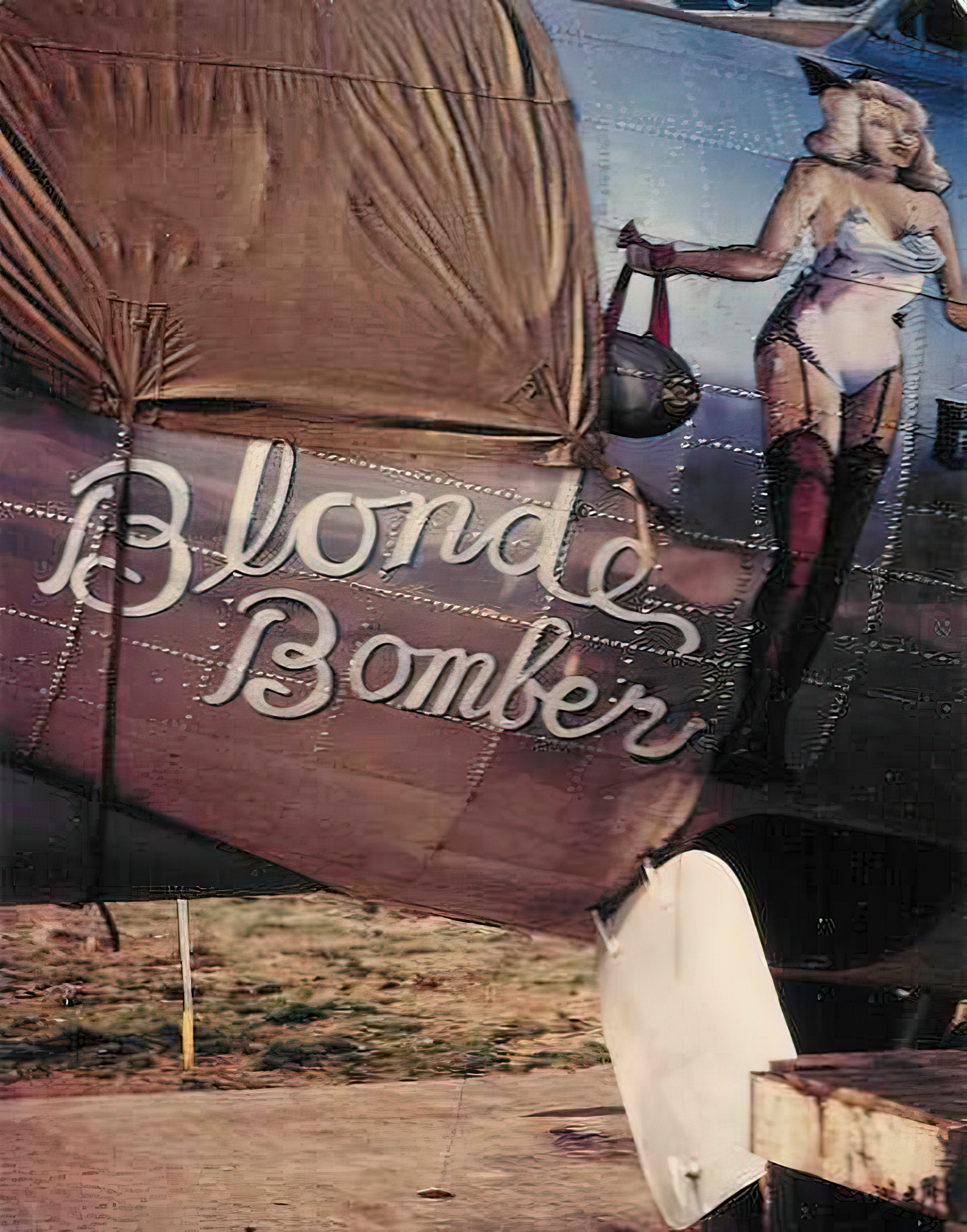 44-6307 B-17G Fortress 8AF 487BG837BS 4FK Blonde Bomber at Lavenham 1944 01