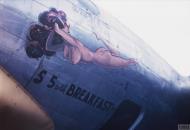 Asisbiz 43 38728 B-17G Fortress 8AF 490BG851BS S3U named 5 with Breakfast nose art FRE6803