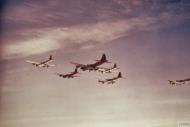 Asisbiz Boeing B 17G Fortresses 8AF 91st Bomb Group fly in formation during a mission FRE5732