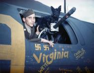 Asisbiz WWII color photo of USAAF 41-24485 B-17F Fortress 8AF 91BG324BS DFA Memphis Belle with SSgt CA Nastal 01