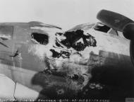 Asisbiz 42 31289 B 17G Fortress 8AF 94BG410BS GL Belle of Maryland with damage nose 12th Jan 1944 FRE3878