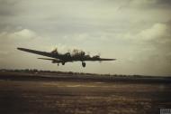Asisbiz Boeing B 17F Fortress takes off from Mount Farm April 1945 FRE5824