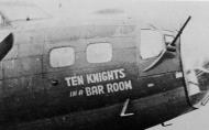 Asisbiz 42 30353 B 17F Fortress 8AF 95BG335BS OEZ Ten Knights in a Bar Room nose art at Horham England 1943 01