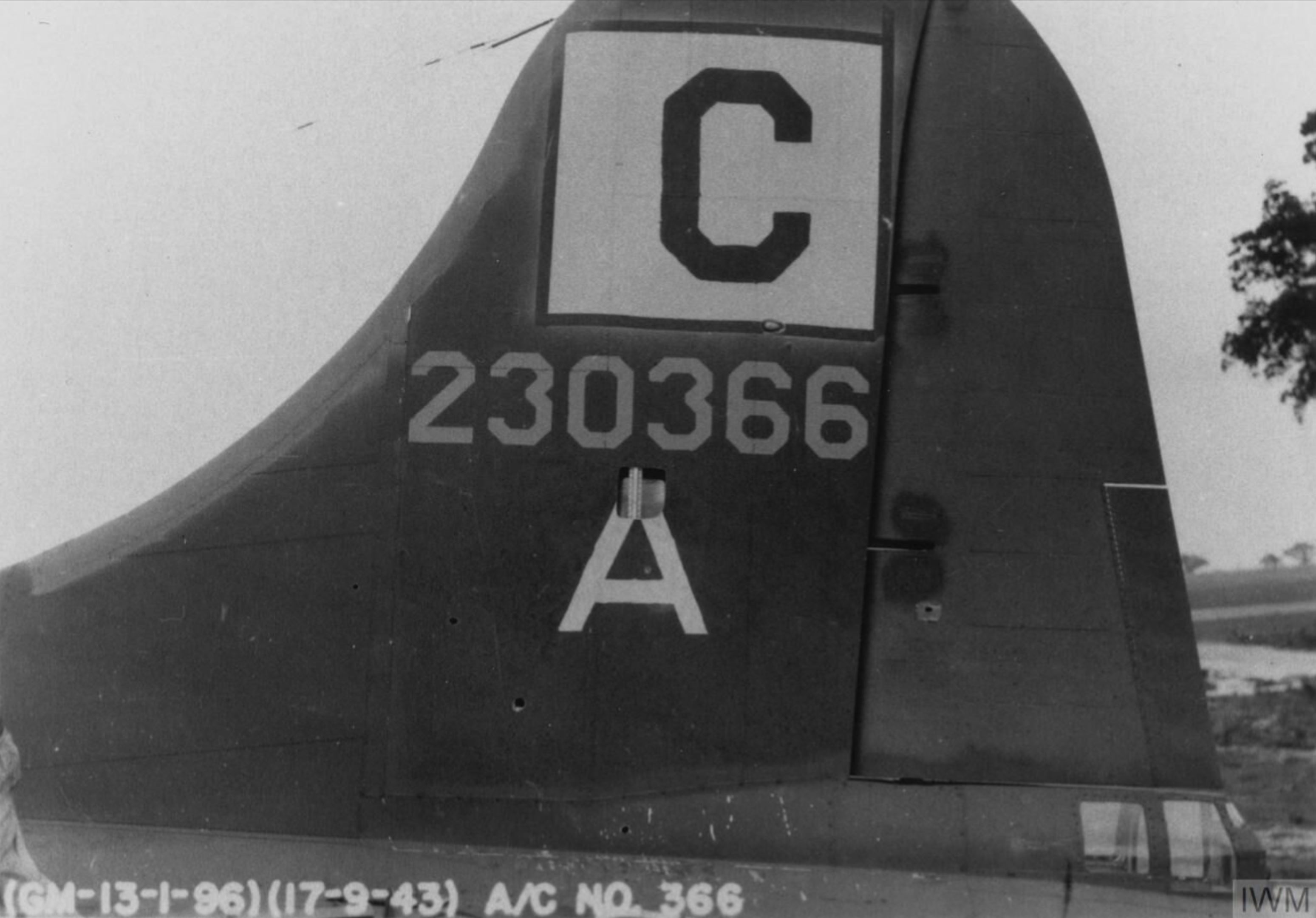 42-30366 B-17F Fortress 8AF 96BG338BS BXA Fertile Myrtle 3rd at its base Snetterton 17th Sep 1943 FRE4011