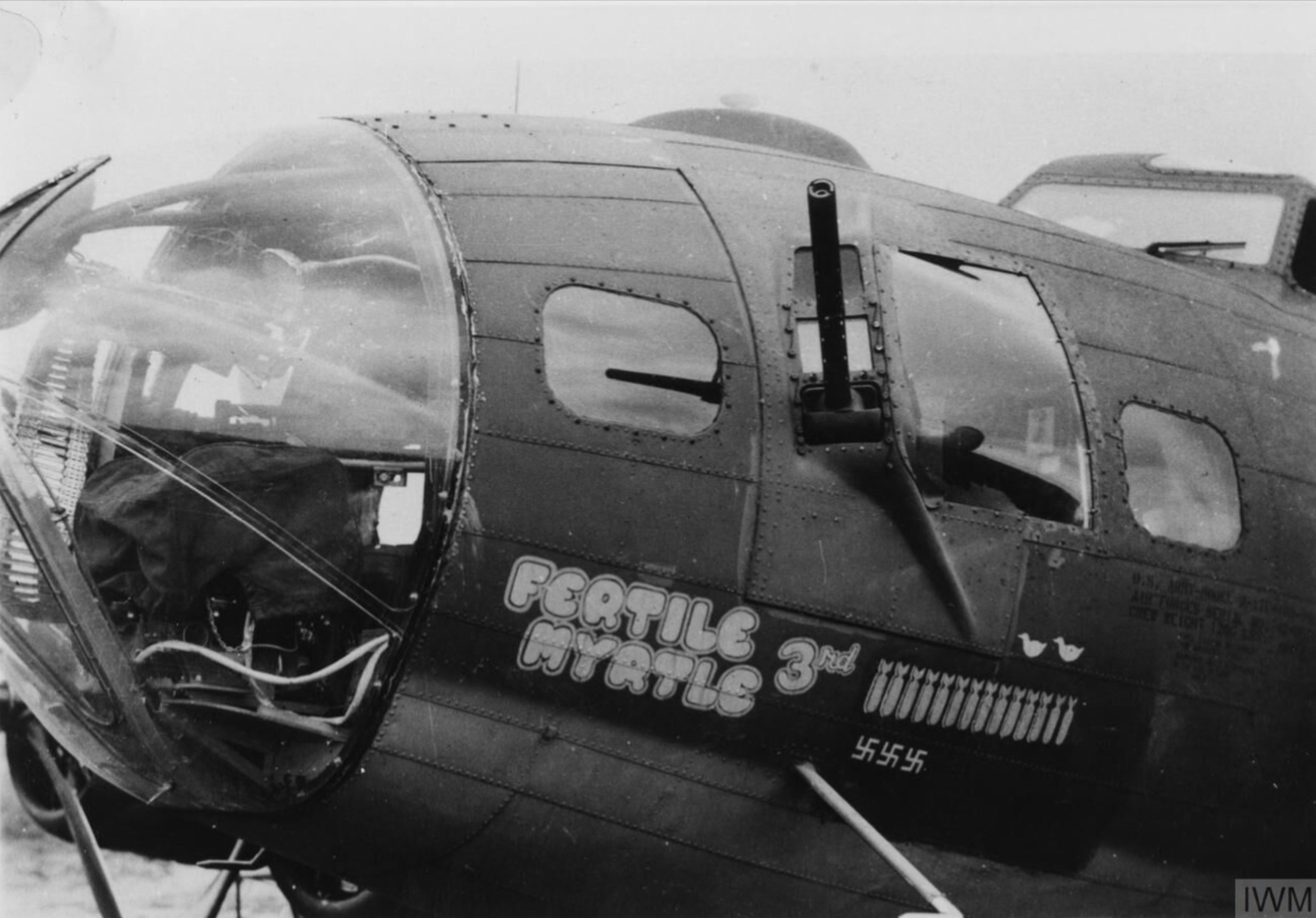 42-30366 B-17F Fortress 8AF 96BG338BS BXA Fertile Myrtle 3rd at its base Snetterton 17th Sep 1943 FRE4025