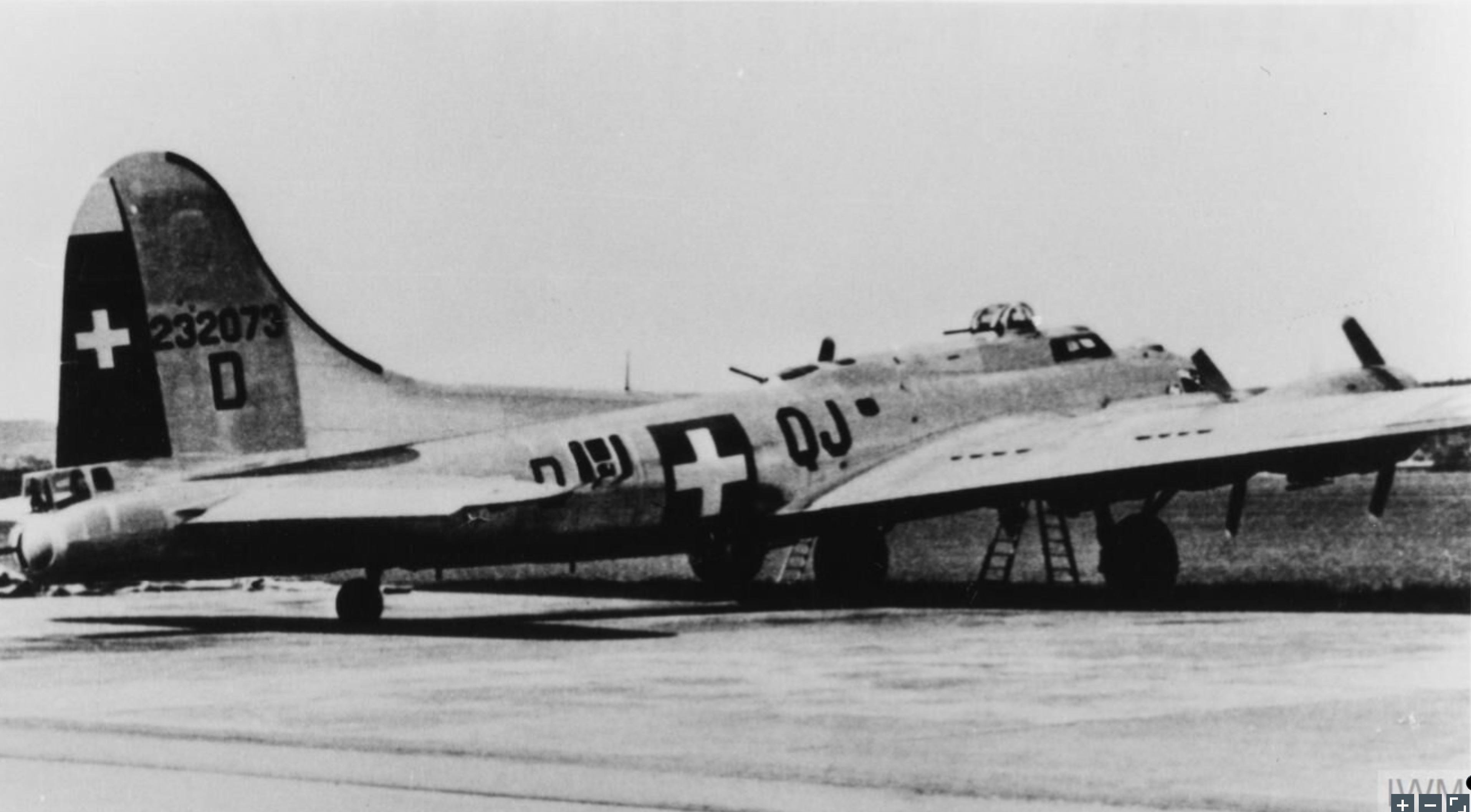 42-32073 B-17G Fortress 8AF 96BG339BS QJD used by the Swiss Air Force FRE3948