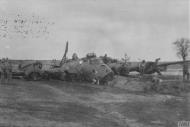 Asisbiz Boeing B 17 Fortress 8AF 96th Bomb Group that has crash landed FRE3953