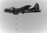 Asisbiz 42 38084 B 17G Fortress 12AF 99BG348BS III over the drop zone FRE14004