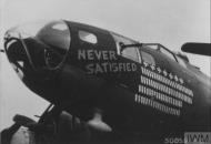 Asisbiz 42 5388 B 17F Fortress 12AF 99BG348BS Never Satisfied bomber ace nose art left side FRE10135