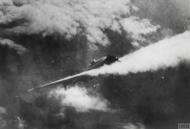 Asisbiz 8AF B 17 Fortress plunges earthwards after a direct flak hit 9 Dec 1944 FRE14213