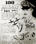 Asisbiz A poster celebrating the 100th mission of the 467th Bomb Group FRE2004